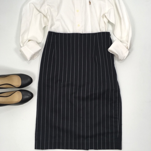 Lauren Ralph Lauren Dresses & Skirts - Lauren Ralph Lauren | Black Pinstripe Pencil Skirt